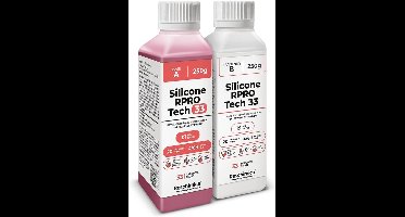 Silicone rubber for molds 1:1 for high temperatures R PRO TECH 33 – Heat resistant, 33 Shore – Make professional molds without linear shrinkage (500g)