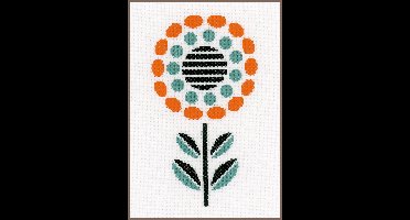 Vervaco - Telpakket kit - Abstracte bloem - PN-0161613 - Borduren - Borduurpakket - Borduurpakket volwassenen