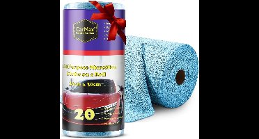 Microvezel Doeken op Rol - Autoreiniging en Droogdoeken - Herbruikbaar - 30cm x 30cm