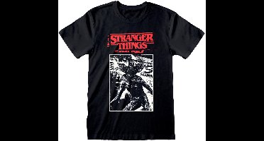 Stranger Things Demogorgon T-shirt – Zwart 2XL