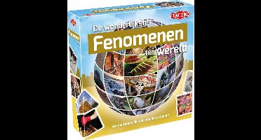 Tactic De wonderlijkste fenomenen ter Wereld – Kaartspel – Quizspel – Bijzondere Natuur en Onverklaarbare Verschijnselen – Kennis en Verwondering – Van de Wereld Serie – 2 of Meer Spelers – Vanaf 12 Jaar