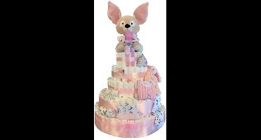 XXXL Pampertaart met 435 pampers & Nici Fehmi junior Vos