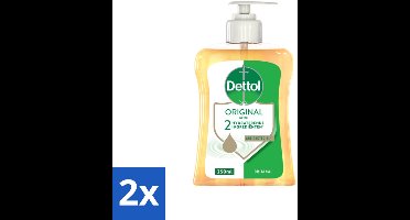 2 x Dettol - Handzeep - Original - Klassieke Hygiëne - 250 ml - Handzeep - Antibacteriële Zeep - Dettol - Hygiëne - Handwas