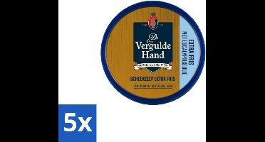 Vergulde Hand - Scheerzeeptablet - Extra Fris - 75 gr - Bulkverpakking - 5 stuks