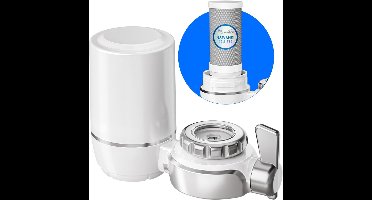 RVV® Waterfilter kraan - Waterfilter - Wit - 19cm x 8cm x 21cm