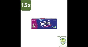 15 x Tempo – Zakdoekjes – Complete Care - Grootverpakking - Verkoudheid - Neus - Ademhalen - Eucalyptusolie - Balsem