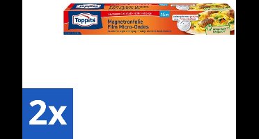 Toppits – Magnetronfolie – 15 m - Voordeelverpakking - 2 stuks