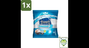 1 x Wilkinson Sword - Wegwerpscheermesjes - 5 Scheermesje - Scheermesjes - Scheermes - Wegwerpscheermesjes - Scheermes Voor Mannen - Scheermesjes Voor Mannen