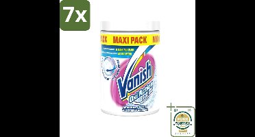 7 x Vanish Oxi Action - Vlekkenverwijderaar Poeder - Witte Was - Maxi Pack - 1 Kg - Grootverpakking - Witte Was - Vlekverwijderaar - Wit Maken - Vlekken Verwijderen - Wasmiddel