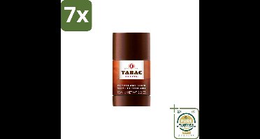 7 x Tabac Original Deodorant Stick 75 ml - Grootverpakking - Tabac Original - Deodorant Stick - Mannelijke Geur - Langdurige Frisheid - Zweetbescherming