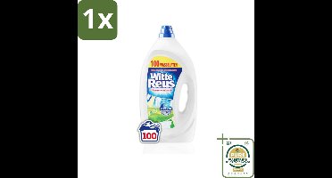 1 x Witte Reus Wasmiddel Gel 100 Wasbeurten 4,5 liter- Wasmiddel - Witte Was - Vloeibaar Wasmiddel - Vlekken Verwijderen - Koud Water Wassen