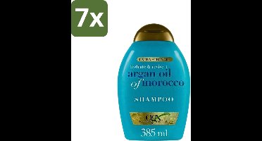 OGX - Argan Oil of Morocco - Shampoo - Extra Sterk - Hydrate & Revive - 385 ml - Bulkverpakking - 7 stuks