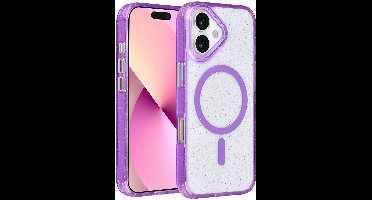 TUNIQ Back cover - iPhone 17 - Paars - MagSafe en schokabsorberende hoeken