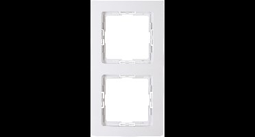 Kopp 308502004 Afdekking Frame 2-voudig HK05 Arctisch-wit