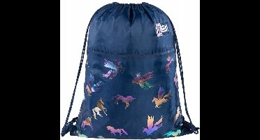 ST.RIGHT Gymtas Holo Unicorns - Blauw