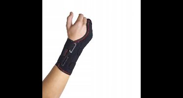 Orliman MF-D95 polstijve polsbrace met vingerstabilisator - Rechts, Maat 1