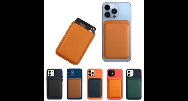 European leather - Magnetic Card Holder for smartphones - FT-MCH01