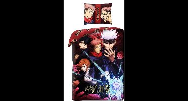 Jujutsu Kaisen Dekbedovertrek - 140 x 200 cm - 70 x 90 cm - Polyester