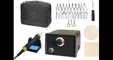 RVV® Houtbrander set - Houtbrander - Pyrografie - Zwart - ‎23cm x 13cm x 16cm