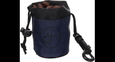 Flamingo Snackhouder - snackzakje - stevig nylon - 6.5 x 7 x 9 cm -