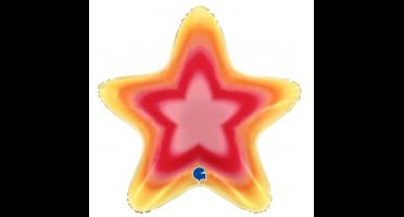 Folieballon ster aura Grabo - 20 inch