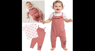 DISNEY Minnie Mouse BABY'S, zachte set voor meisjes, KATOENEN set als CADEAU