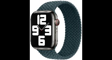 Apple Gevlochten solobandje voor de Apple Watch | 38/40/41/42 mm - Maat 8 - Rainforest