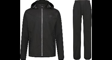 AGU GO Regenpak Essential Unisex - Zwart - XXL - Dames & Heren - Waterdicht & Ademend