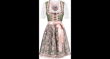 Dirndl Groen-Oudroze deluxe Star Collection