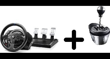 Thrustmaster T300 RS GT Racestuur + Thrustmaster TH8A Gaming racestuurshifter - PS5, PS4 & PC