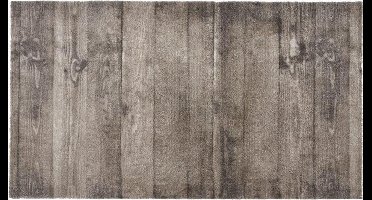 MD Entree - Design mat - Universal - Oak Wood - Vloerkleed - Antislip - Machine wasbaar - 67 x 120 cm