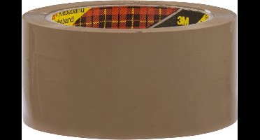 Scotch verpakkingstape  371 50MMX66M Bruin PP