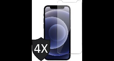 Screenprotector geschikt voor iPhone 13 - 4x Glas Screen Protector