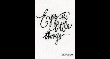 Vervaco - Telpakket kit - Enjoy the little things - PN-0156397 - Borduren - Borduurpakket - Borduurpakket volwassenen