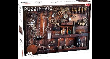 Tactic Steam Punk – Puzzel – 500 stukjes – Fantasierijk Industrieel Design – Strak en Rustgevend Ontwerp – Hoogwaardige Scandinavische Kwaliteit