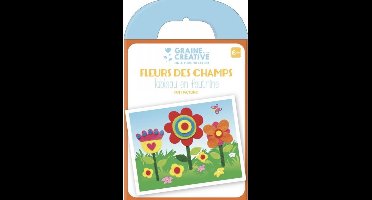 Kit design your own felt picture 175mm x 180mm - Flower