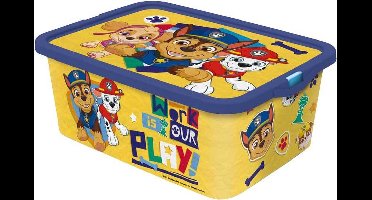 PAW Patrol - Opberger - Box - 13l - Blauw/Geel