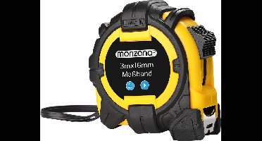 Monzana – Meetlint 3m Autorolsysteem – Vergrendeling