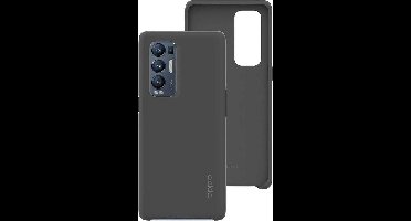 Geschikt voor Oppo Find X3 Neo Silicon Hoesje - Zwart