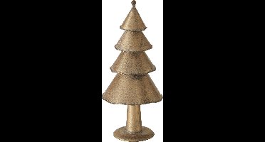 Prachtige  goudkleurige metalen kerstboom