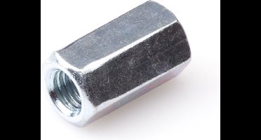 Hoenderdaal verbindingsmoer m  6 m 6x10x18  - doos à 100 stuks