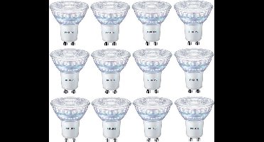 2 stuks | 1 Philips LED GU10 3.8W/927-922 36º 345lm WarmGlow dimbaar Ø5cm | Beste kleurweergave | GU10 | Warm Wit | 3.8 watt | 15.000 Branduren