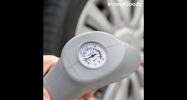 LuxuryLiving - Mini compressor - Draagbare compressor - accu compressor - compressor bandenpomp met drukmeter - mini compressor voor fiets of auto - ballenpomp elektrisch