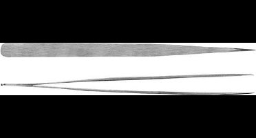 Velleman Precisiepincet, roestvrij staal, lengte 14.1 cm, zilverkleurig