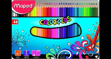 COLOR'PEPS kleurpotlood - bliketui x 48 - niet ophangbaar