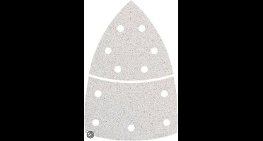 wolfcraft - Multischuurmachine Schuurpapier - 10 Stuks - Korrel 80 - 1127000