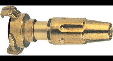 GARDENA Slangkoppeling - Messing spuit met snelkoppeling, voor 19mm (3/4") slangen, regelbaar