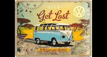 Reclamebord Volkswagen T1 get lost