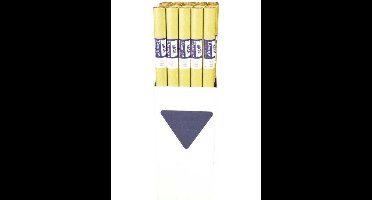 Goudgeel papieren tafelkleed op rol - 700x118cm