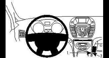 Houder - Brodit ProClip - Ford C-Max / Grand C-Max 2011-2018 Angled mount